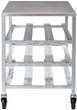 Channel CSR-3MA Mobile Can Storage Rack, Aluminum, 25.75W x 35.25D x 34H, 54 #10 Cans 2 image