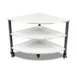 Forbes Industries 5072A Triangular White Riser, 3-4 Step Action Station, Laminated Top, 5" Casters 1 image