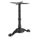 G & A BF0522 Cast Iron Restaurant Table Base, 5x22 Spread, Black Finish, 3 Column, Dining Height 1 image