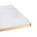 G & A SSB36 SS Series 36" Round Sintered Stone Table Top, 1" Thick, Gold Band, Weatherproof 1 image