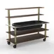 Steelite MGCMLC01WBXH Modular Pro Back Bar, 71.0" x 29.5" x 60.0", Mixed Materials, Brushed Mango Finish, With Ice Well 1 image