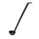 Cambro LD130110 - 13" Polycarbonate Ladle, 1 oz, Black, NSF, Made in USA 1 image