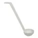 Cambro LD85148 - 8-1/2" White Polycarbonate Ladle, 3/4 oz, NSF 1 image