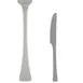 Steelite 5304S051 Dessert Knife – 8-1/4" Handle, 13/0 Stainless Steel, WNK Eclipse Finish - 1 Dozen 1 image