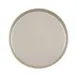 Cal-Mil 22017-8-125 Plastic Plate, 8.25" Dia x 1.5" H, Round Low-Rim Dishwasher-Safe Melamine, Taupe 2 image