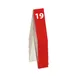 Cal-Mil 22623B-1 Engraved Number Tent Set 26‑50, 1‑3/4" W x 5" H Vertical, Red/White 2 image
