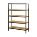 Cal-Mil 23414-48-99 Merchandiser Rack, 48"W X 16"D X 72"H (4) Tier, Madera 1 image