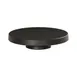 Cal-Mil 23755-122-13 Pedestal Stand, 12.25" Dia x 2.25" H, Black Melamine, Round, Dishwasher‑Safe 1 image