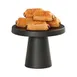 Cal-Mil 23755-127-13 Black Melamine Pedestal, 12.25" Dia x 7.25" H, 5"-9" 2 image