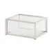 Cal-Mil 23805-10-49 Ice Housing, 13" W x 10.5" D x 7" H, Chrome‑Plated with Water Pan and Liner 1 image