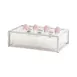 Cal-Mil 23805-12-49 Ice Housing, 12" W x 20" D x 7" H Metal, Chrome-Plated, with Water Pan & Liner 2 image