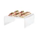 Cal-Mil 23817-5-12 U-Style Riser, 12"W X 12"D X 5"H, Acrylic 2 image