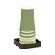 Cal-Mil 23825-13 Onyx Condiment Holder, 4.5"W X 4.5"D X 1"H, Black Powder-Coated Metal 2 image