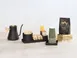 Cal-Mil 23826-13 Onyx Condiment Holder, 9"W X 2.25"D X 1"H, Black Powder-Coated Metal 3 image