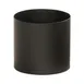 Cal-Mil 23830-13 Onyx Condiment Holder, 4.25" Dia. X 4"H, Black Powder-Coated Metal 1 image