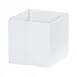 Cal-Mil 23855-15 Holder - Juno 1/6 Housing, 7"W x 6"D x 6"H, White Powder-Coated Steel 1 image