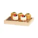Cal-Mil 23868-71 Blonde Base For Platter, 13.25"W X 10.25"D X 1.75"H, Rectangular, Natural Maple Wood 1 image
