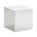 Cal-Mil 23872-8-49 Milo Riser, Chrome, 8" W x 8" D x 8" H, 1-2 Steps, Pairable with Cal-Mil 23873 1 image