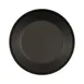 Cal-Mil 24112-7-13 Nova Round Plastic Plate, 7" Diameter x 1" Height, Black Melamine Flat Dinnerware 2 image