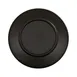 Cal-Mil 24112-7-13 Nova Round Plastic Plate, 7" Diameter x 1" Height, Black Melamine Flat Dinnerware 3 image