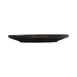 Cal-Mil 24112-9-13 Nova Round Plastic Plate, 9" Diameter x 1" Height, Black Melamine Flat Dinnerware 1 image