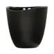 Cal-Mil 24405-24-13 Bali Dressing Crock, 4.75" Diameter x 4.75" Height Round Melamine Bowl, Black 1 image