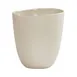 Cal-Mil 24405-96-103 Bali Dressing Crock, 7" Diameter x 7.75" Round Ivory Melamine Salad Crock 1 image
