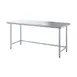 Sapphire Manufacturing SMTO-1424S 24" Open Base Work Table, Stainless Steel Base / Flat Top 1 image
