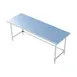 Sapphire Manufacturing SMTO-1824G 24" Open Base Work Table, Galvanized Base / Flat Top 2 image