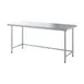 Sapphire Manufacturing SMTO-2424S 24" Open Base Work Table, Stainless Steel Base / Flat Top 1 image