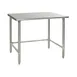 Sapphire Manufacturing SMTO-3024G 24" Open Base Work Table, Galvanized Base / Flat Top 1 image