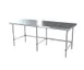 NBR Equipment TS4-8430-X Stainless Steel Top 73" - 84" Work Table 1 image