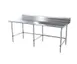 NBR Equipment TS4-8430R5-X Stainless Steel Top 73" - 84" Work Table 1 image