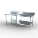 NBR Equipment TS4-9630R5 Stainless Steel Top 85" - 96" Work Table 1 image