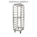 Baxter BDSRSB-15 Roll-In Oven Rack for Double Rack Oven with (15) Slides, 4" Spacing, Single End Load 1 image