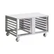 Baxter STAND-12PAN (12) Pan, Stainless Steel Stand Base, 27"H with 4" Casters 2 image