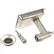 AllPoints 761211 Meat Chopper #12 Hub – Stainless Pan 12‑5/8″×10‑3/8″×4‑3/4″, Steel Knife, Nickel Worm, Cyl 1 image