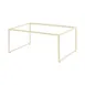 Steelite 7365MW332 Rectangle Display Riser, Pivot, Ivory Metal, 21.875" x 13.875" x 9" 1 image
