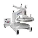 DoughXpress DMS-18-120 18" Manual Pizza Dough Press with Single Heat and Analog Temperature Control 1 image