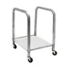 DoughXpress DX-B4-436-0072 BakeryXpress Portable Stand with Shelf 1 image