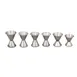 Browne USA 1291 Double Jigger 3/4‑1‑1/2 Oz Dual, Satin‑Finish Interior, Stainless Steel 1 image