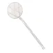 Browne USA 1309 Skimmer – 9" Round Spiral Wire Basket, Nickel‑Plated, Hooked 26" Handle, Coarse Mesh 1 image