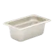 Browne USA 22194 Steam Table Pan, 1/9 1.1 Qt, 6-7/8" L x 4-1/4" W x 4" D, Anti-Jam, 22G 304 SS, NSF 1 image