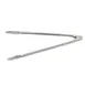 Browne USA 4513 Tongs – 14‑16" Stainless Steel Mirror, Coil, Scalloped Edges, 1.2 mm, No‑Coat Handle 1 image