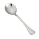 Browne USA 503217 Luna Bouillon Spoon, 5-6" Length, 18/10 Stainless Steel, Mirror - Dozen 1 image