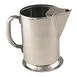 Browne USA 515080 Water Pitcher, 64‑Oz, 5" x 9" H Guard, Gadroon Base, Stainless Steel 1 image