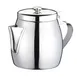 Browne USA 515262 10‑Oz Stackable Teapot with Lid, Built‑In Strainer, 18/10 Stainless Steel 1 image