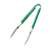 Browne USA 5511GR Utility Tongs – 9" One‑Piece Stainless Steel Green PVC Coating, 1.0 mm Thickness 1 image