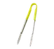 Browne USA 5512YL Utility Tongs – 12"-13" Stainless Steel, Yellow PVC‑Coated Handle, 1.0 mm Thickness 1 image