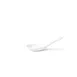 Browne USA 5630103 Soup Spoon, 5" Length, 5.5x1.75x2" White Porcelain Foundation - Dozen 1 image